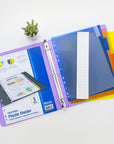 Dividers w/ 5-Insertable Color Tabs