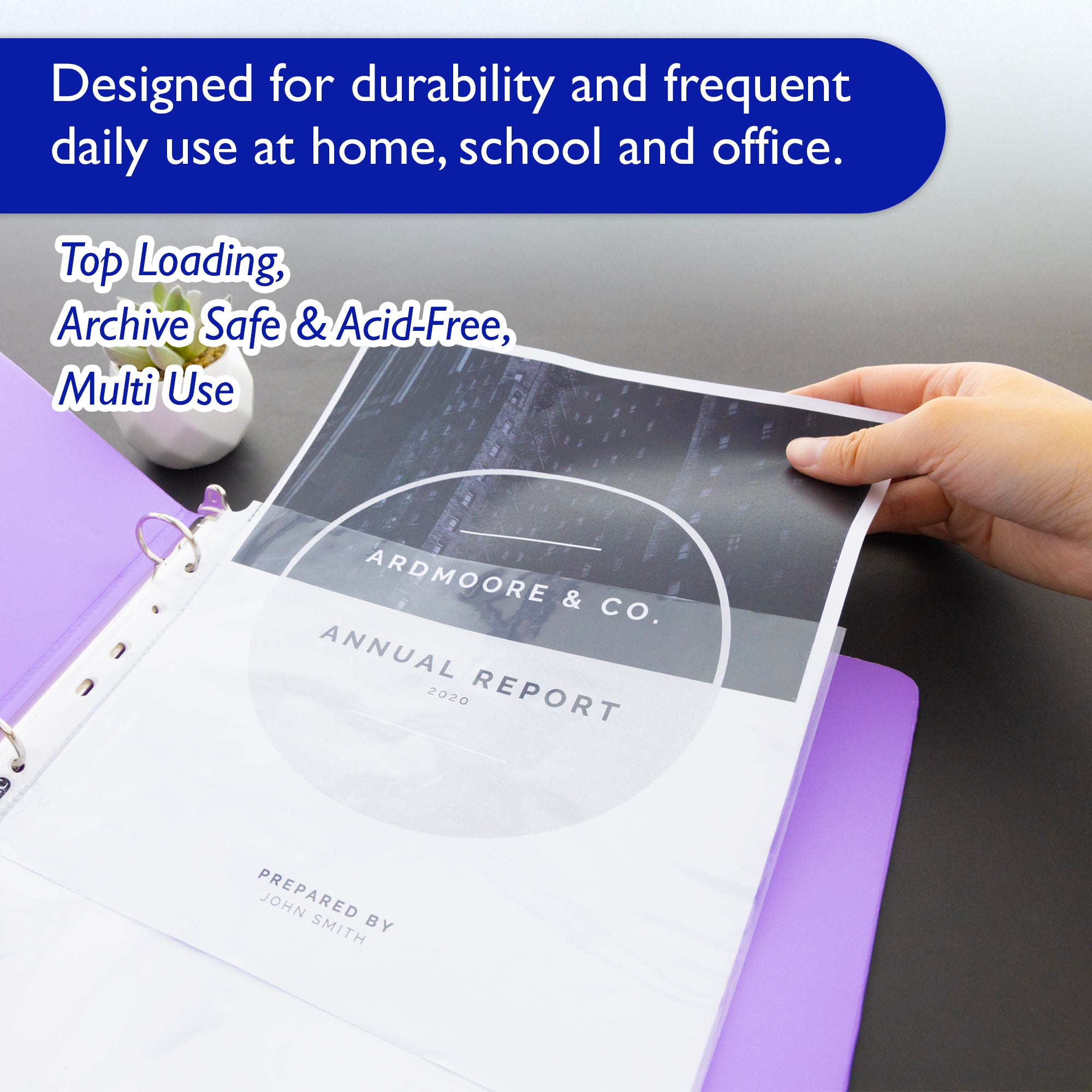 Economy Weight Top Loading Sheet Protectors (10/Pack)