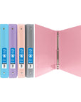 1" Pastel Color Poly 3-Ring Binder w/ Pocket