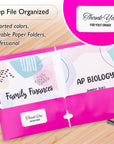 Glossy Laminated Bright Color 2-Pockets Portfolios