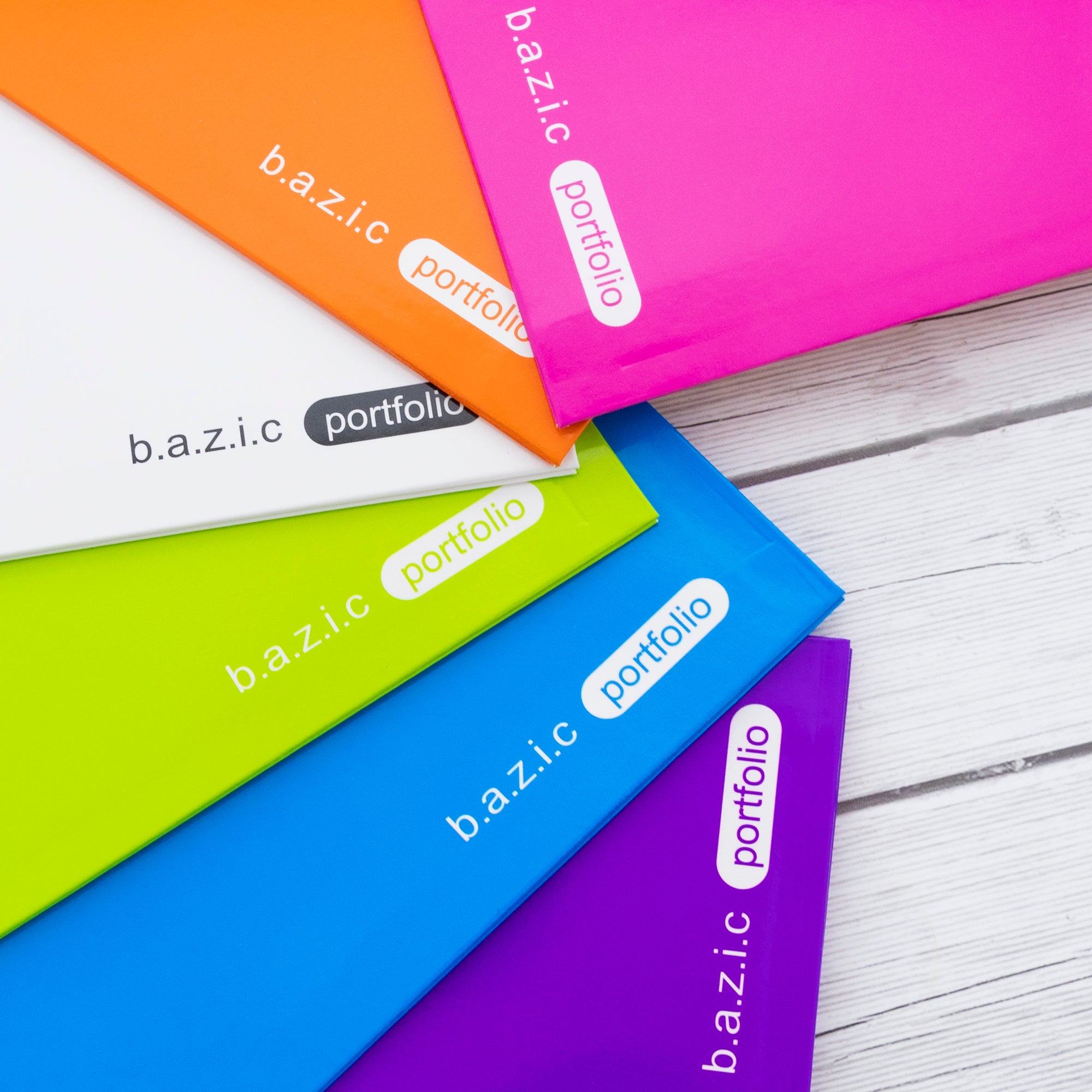 Glossy Laminated Bright Color 2-Pockets Portfolios