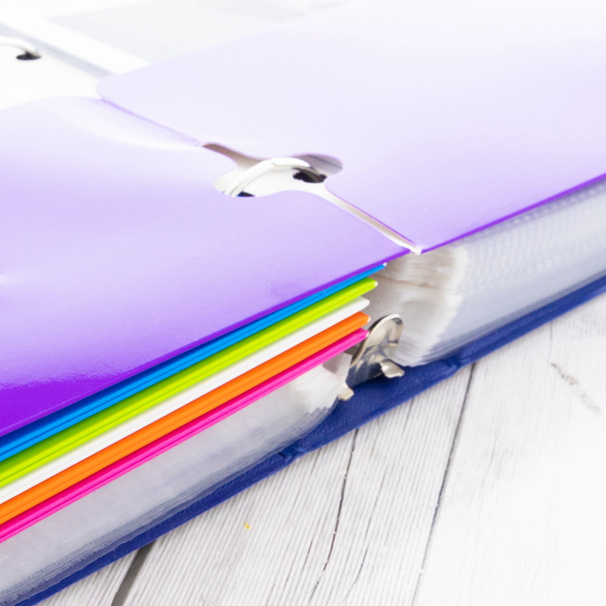 Glossy Laminated Bright Color 2-Pockets Portfolios