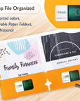 Asst. Color 2-Pocket Portfolios