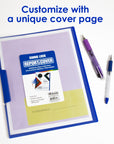 Report Cover Clear Front 1/3 Cut Letter Size