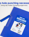 Report Cover Clear Front 1/3 Cut Letter Size