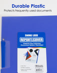 Report Cover Clear Front 1/3 Cut Letter Size