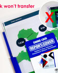 Report Cover Clear Front 1/3 Cut Letter Size