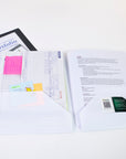 2-Pocket Poly Portfolio w/ View Cover