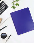 Solid Color 2-Pocket Poly Portfolio w/ 3 Prongs