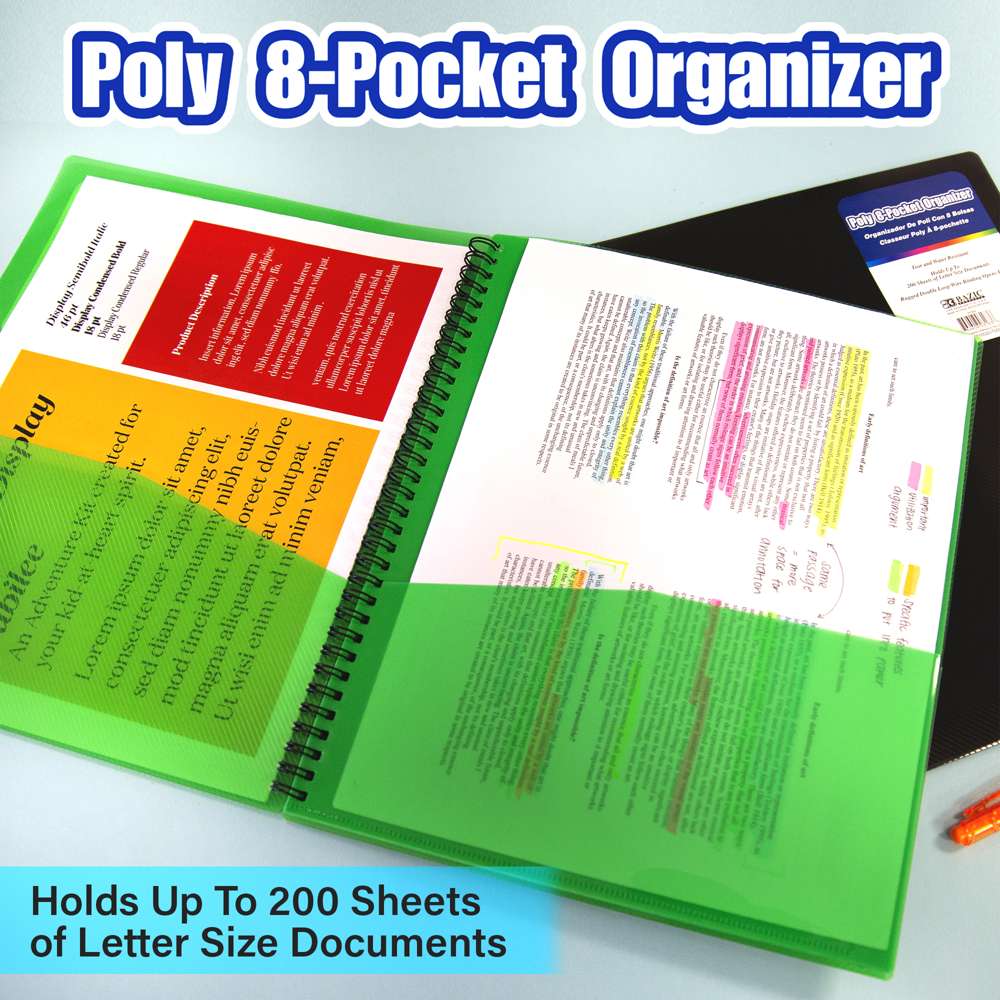 Poly 8 Pocket Organizer