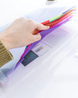 Rainbow 7-Pocket A4/Letter Size Poly Expanding File