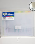 Translucent 13-Pocket Letter Size Poly Expanding File