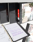 3" Black Slant-D Ring View Binder w/ 2-Pockets
