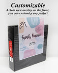 3" Black Slant-D Ring View Binder w/ 2-Pockets