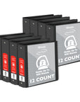 3" Black Slant-D Ring View Binder w/ 2-Pockets