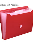 7-Pocket A4/Letter Size Poly Expanding File