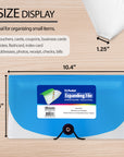 13-Pocket Check Size Poly Expanding File