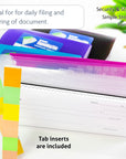 13-Pocket Check Size Poly Expanding File