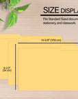 1/3 Cut Legal Size Manila File Folder (100/Box)