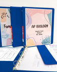 1.5" Blue 3-Ring View Binder w/ 2-Pockets