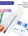 Report Covers Clear Front w/ Sliding Bar (3/Pack)