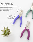 Premium Single Hole Paper Punch w/ Cushion Grip