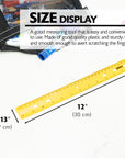 12" (30cm) Jeweltones Color Ruler