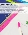 12" (30cm) Jeweltones Color Ruler
