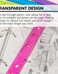 12" (30cm) Jeweltones Color Ruler