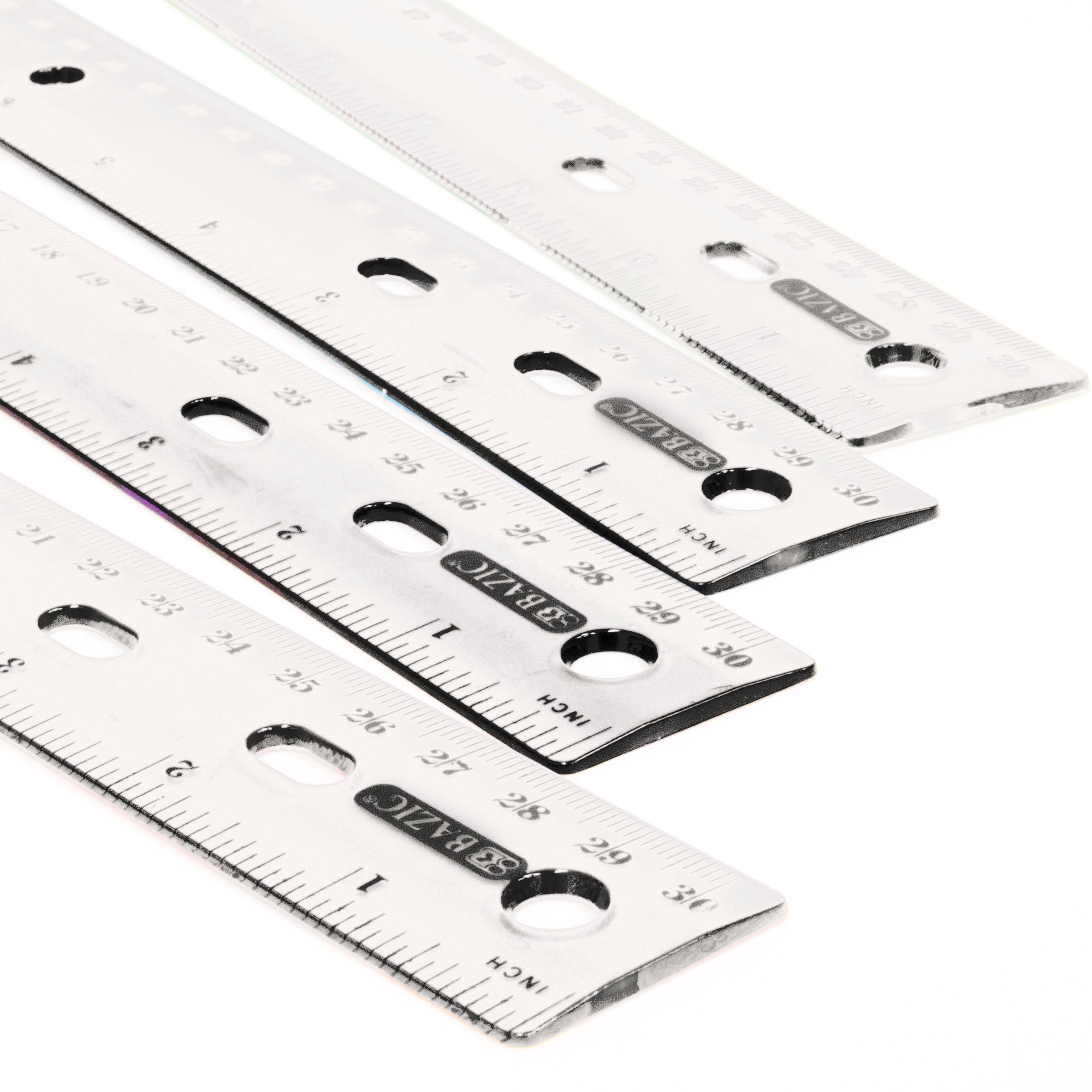 12" (30cm) Clear Ruler