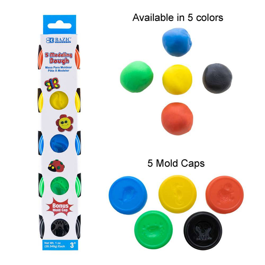 Modeling Dough Primary Color 1 Oz. (5/Pack)