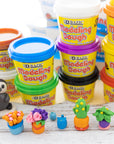 4 oz Primary Color Modeling Dough (4/Pack)