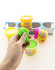 4 oz Fluorescent Color Modeling Dough (4/Pack)