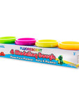 4 oz Fluorescent Color Modeling Dough (4/Pack)
