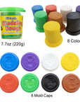 7.76 oz (220g) 8 Primary Color Modeling Dough