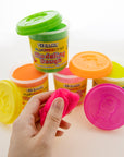 7.76 oz (220g) 4 Fluorescent Color Modeling Dough