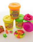 7.76 oz (220g) 4 Fluorescent Color Modeling Dough