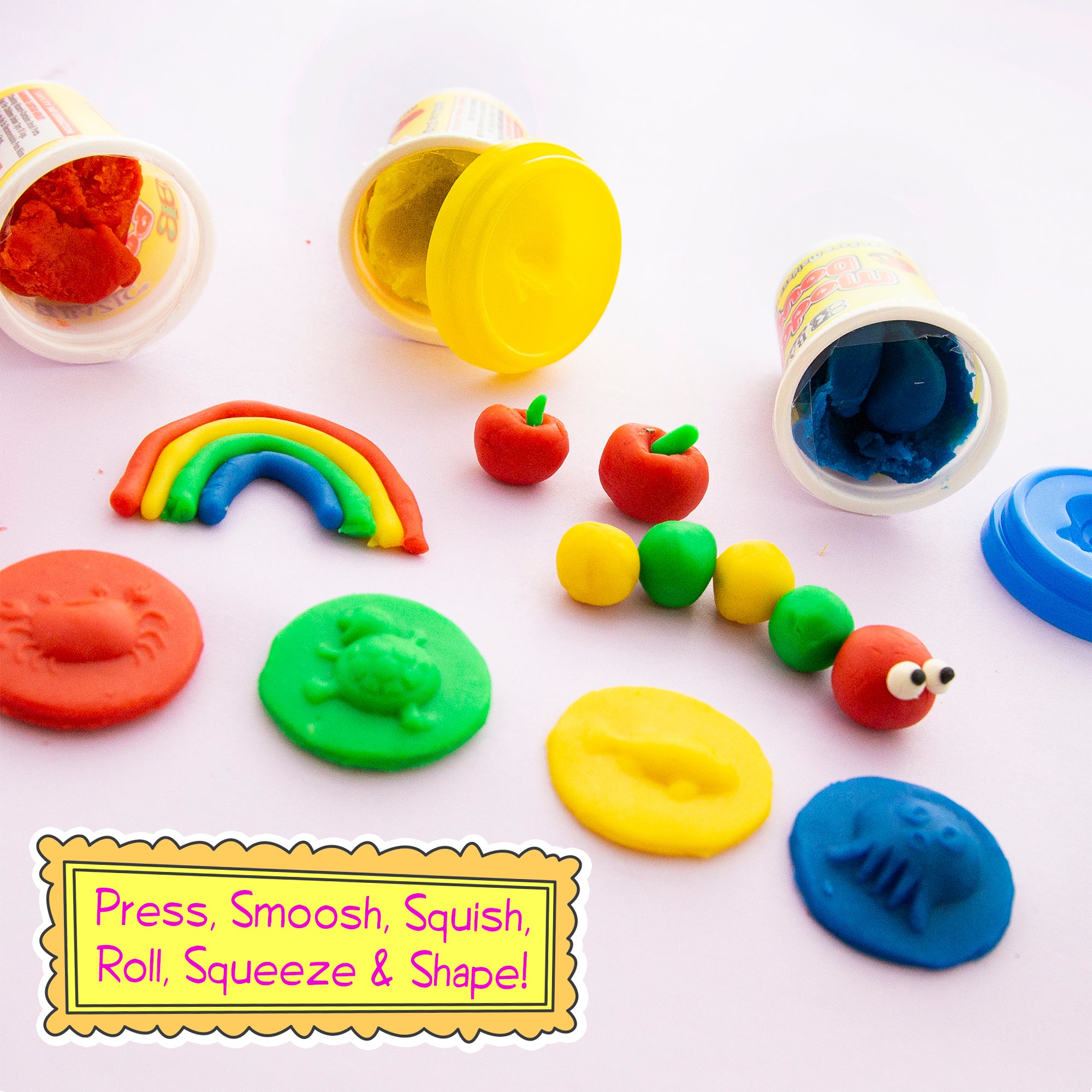 2 Oz. Multi Color Modeling Dough (4/Pack)
