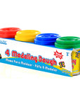 2 Oz. Multi Color Modeling Dough (4/Pack)