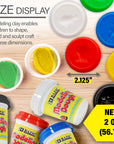 2 Oz. Multi Color Modeling Dough (6/Pack)