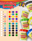 2 Oz. Multi Color Modeling Dough (6/Pack)