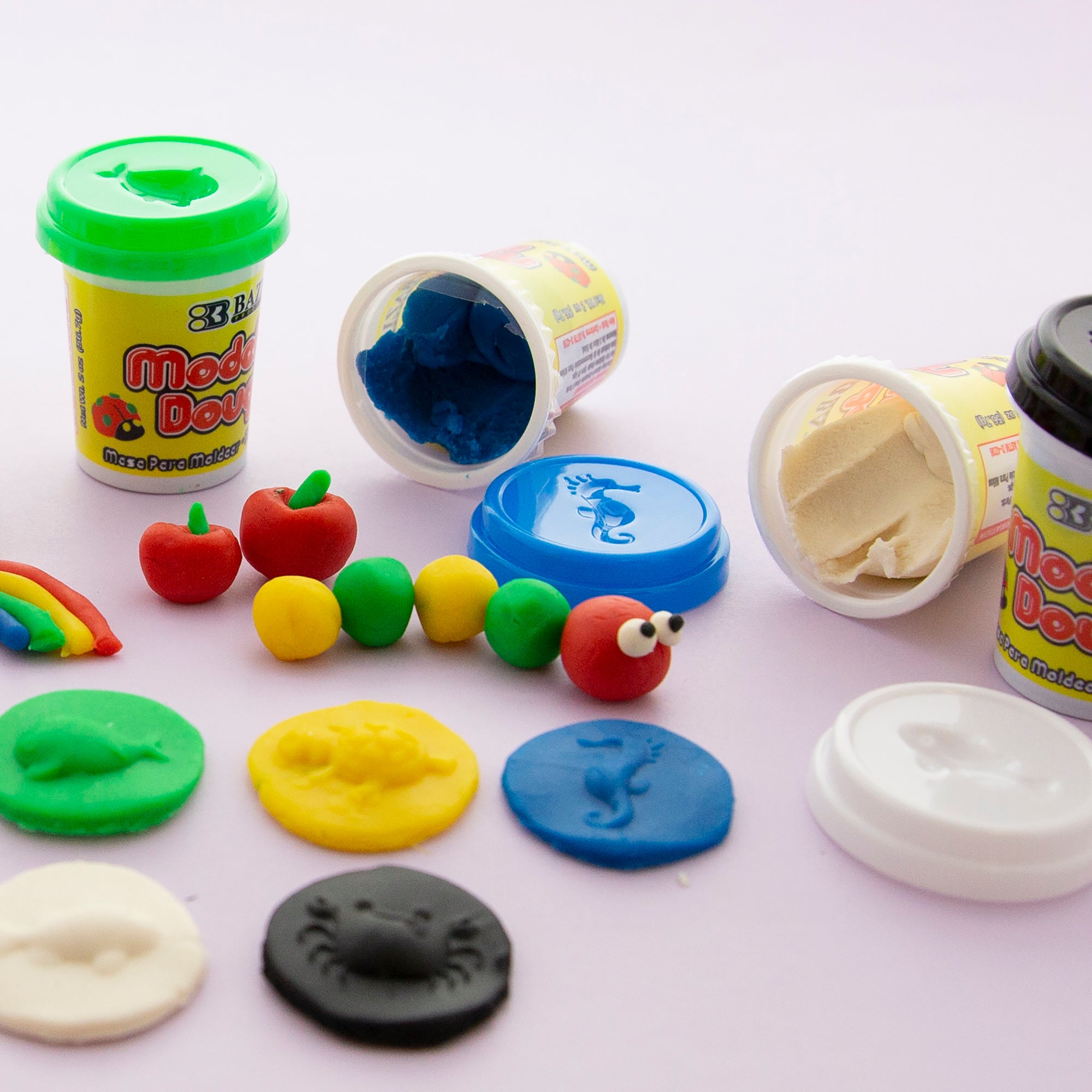 2 Oz. Multi Color Modeling Dough (6/Pack)