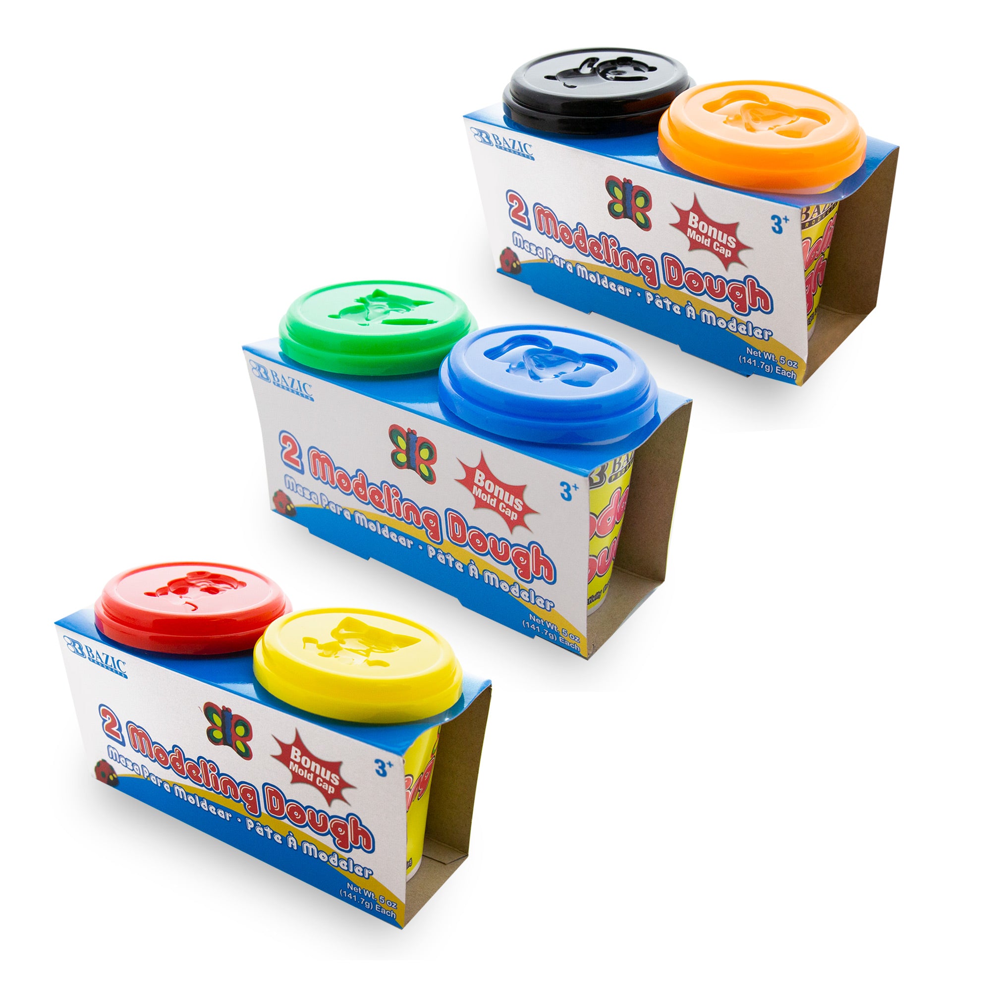5 Oz. Multi Color Modeling Dough (2/Pack)