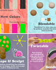 1 lb 4 Natural/ Earth Color Modeling Clay