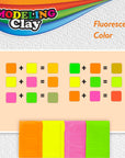 1 lb 4 Fluorescent Color Modeling Clay