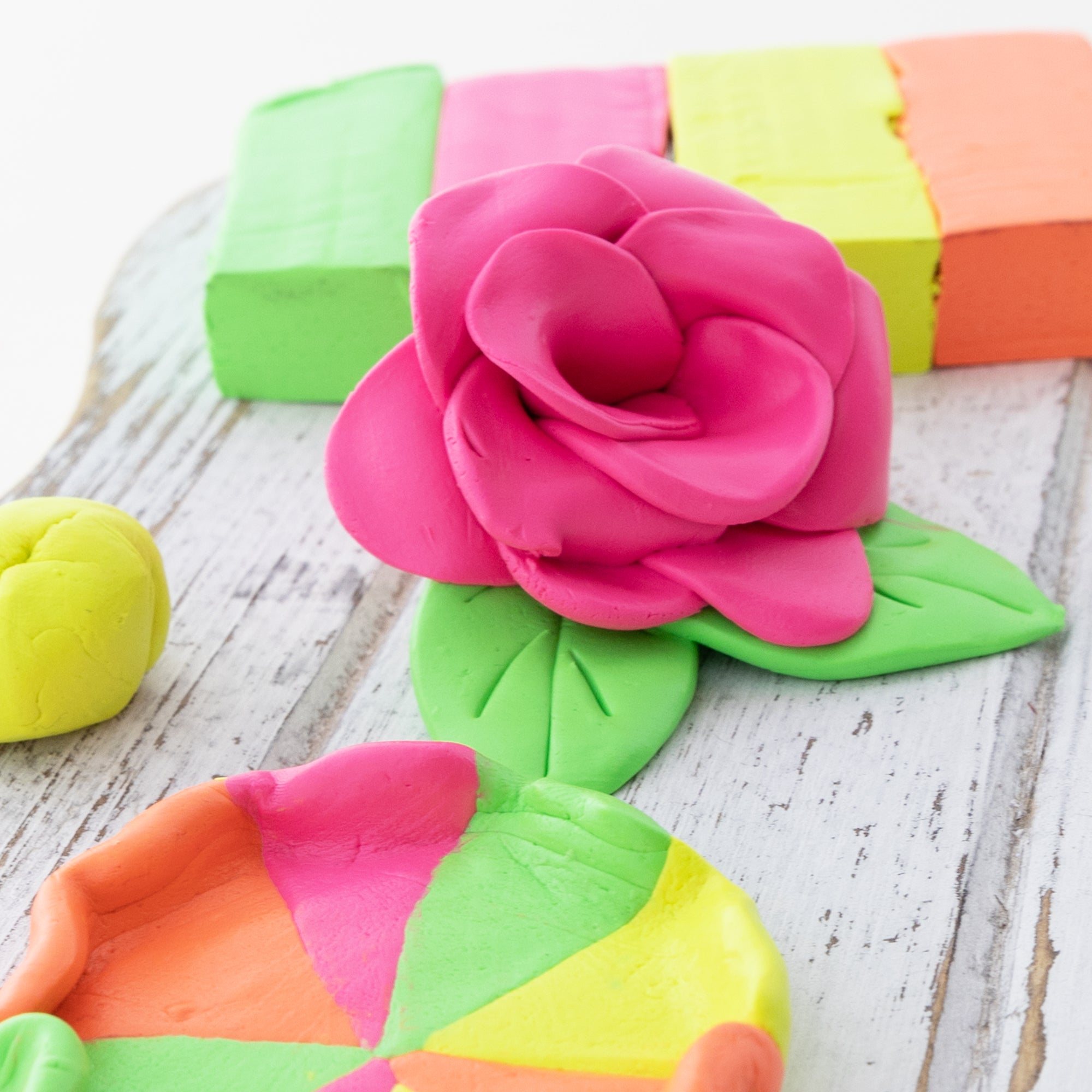 1 lb 4 Fluorescent Color Modeling Clay
