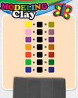 1 lb Black Modeling Clay