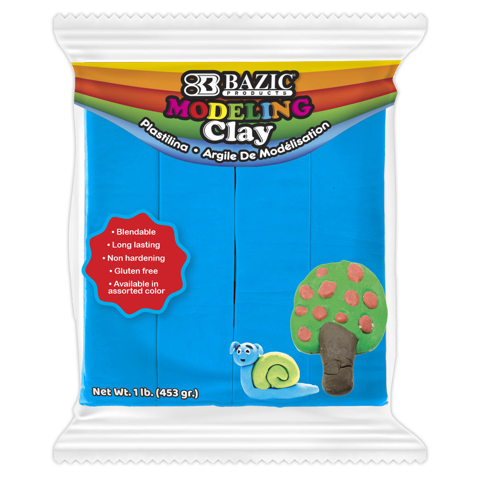 1 lb Blue Modeling Clay