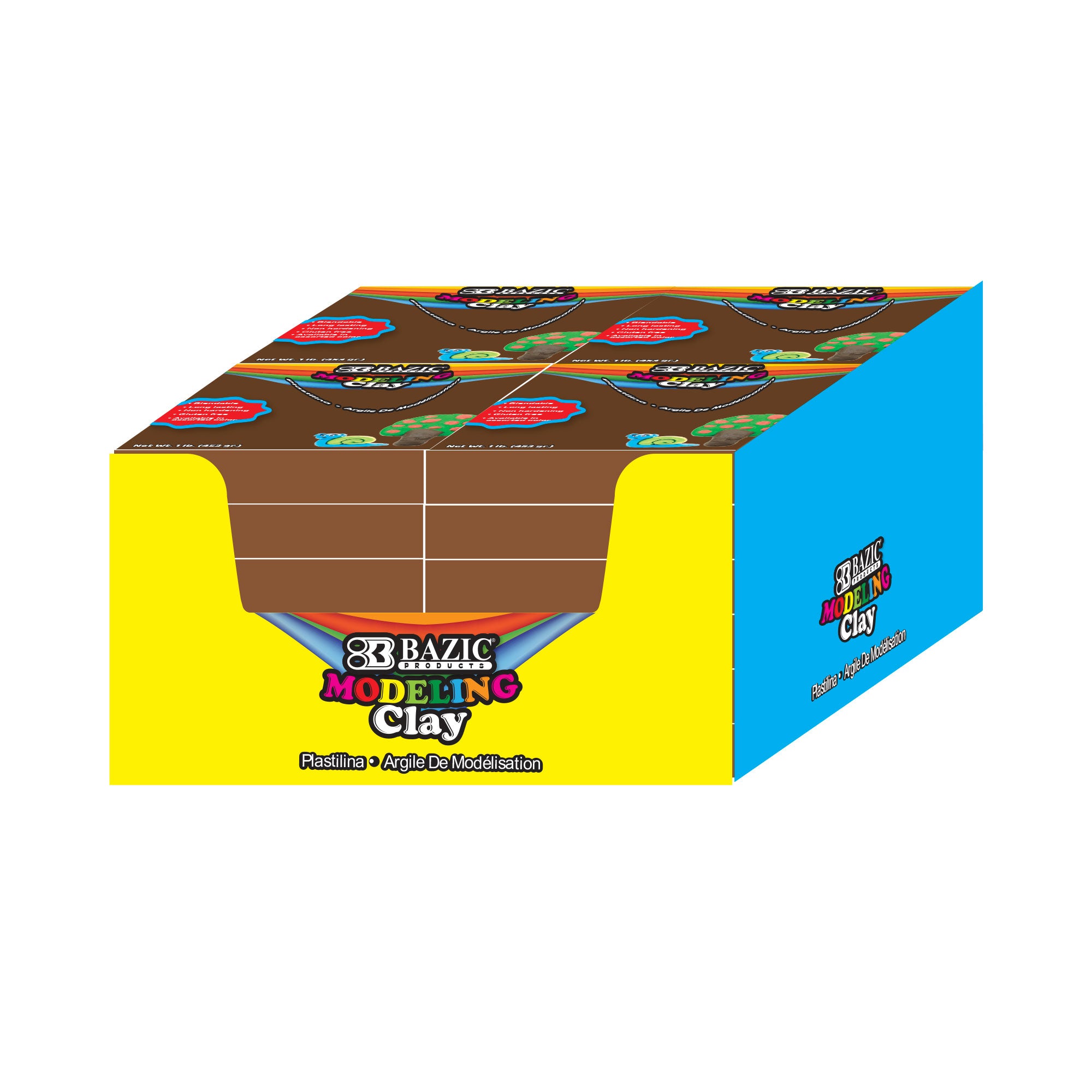 1 lb Brown Modeling Clay