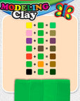 1 lb Green Modeling Clay
